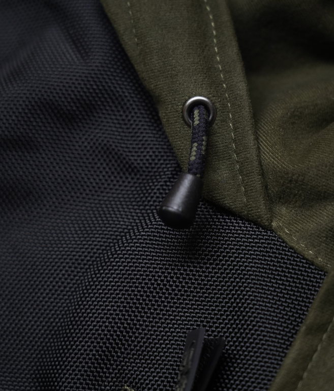 Blast Full Zip waterproof outdoor clothing NZ - close-up