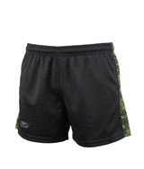 Kids Scout Shorts Camo kids outdoor clothing NZ - front view by Game Gear NZ